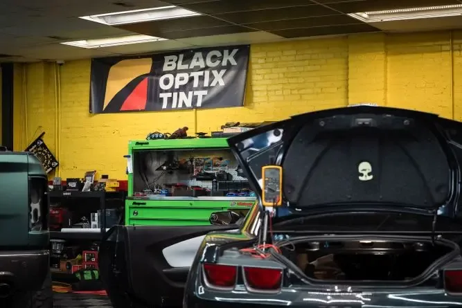 Black Optix Tint Franchise Garage