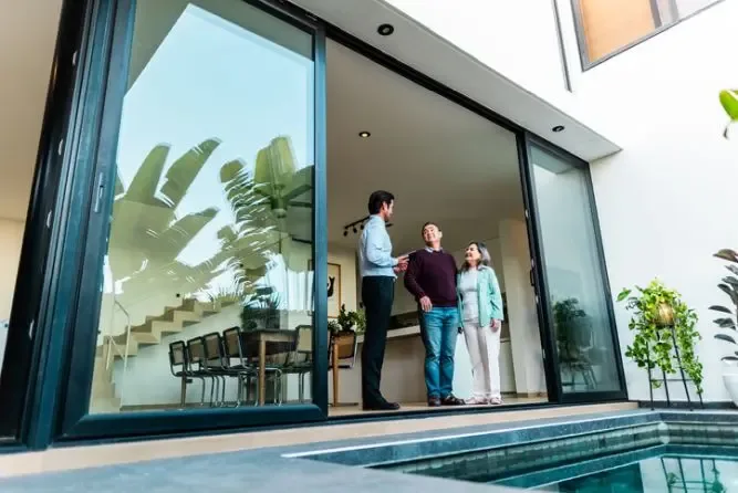 Whole Property Management Real Estate agent showing property