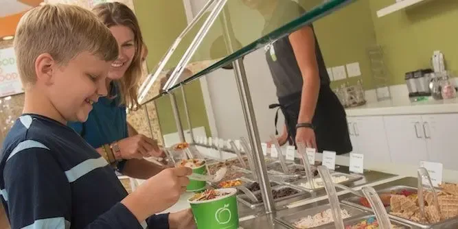 Peachwave Frozen Yogurt Franchise Customer
