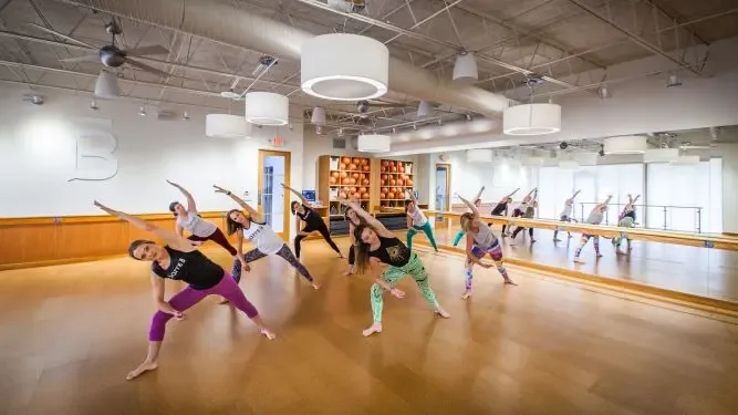 barre3 Franchise Workout inside the studio