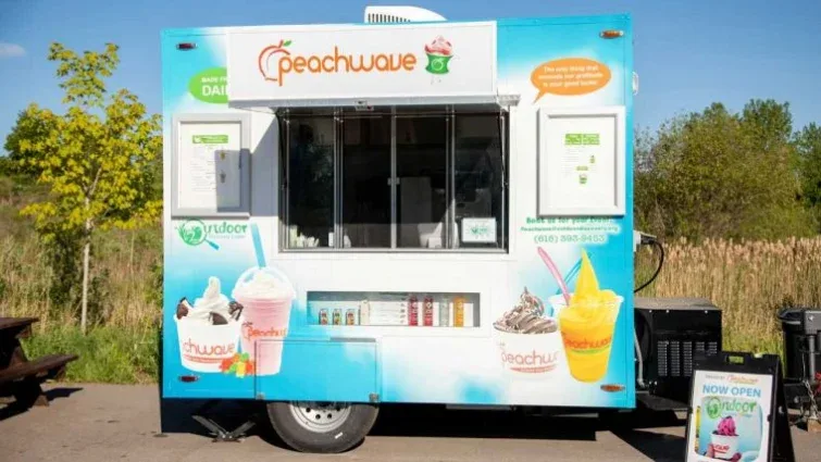 Peachwave Frozen Yogurt Mobile Kitchen