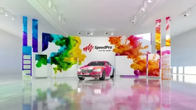 SpeedPro Franchise Graphics for Car Show